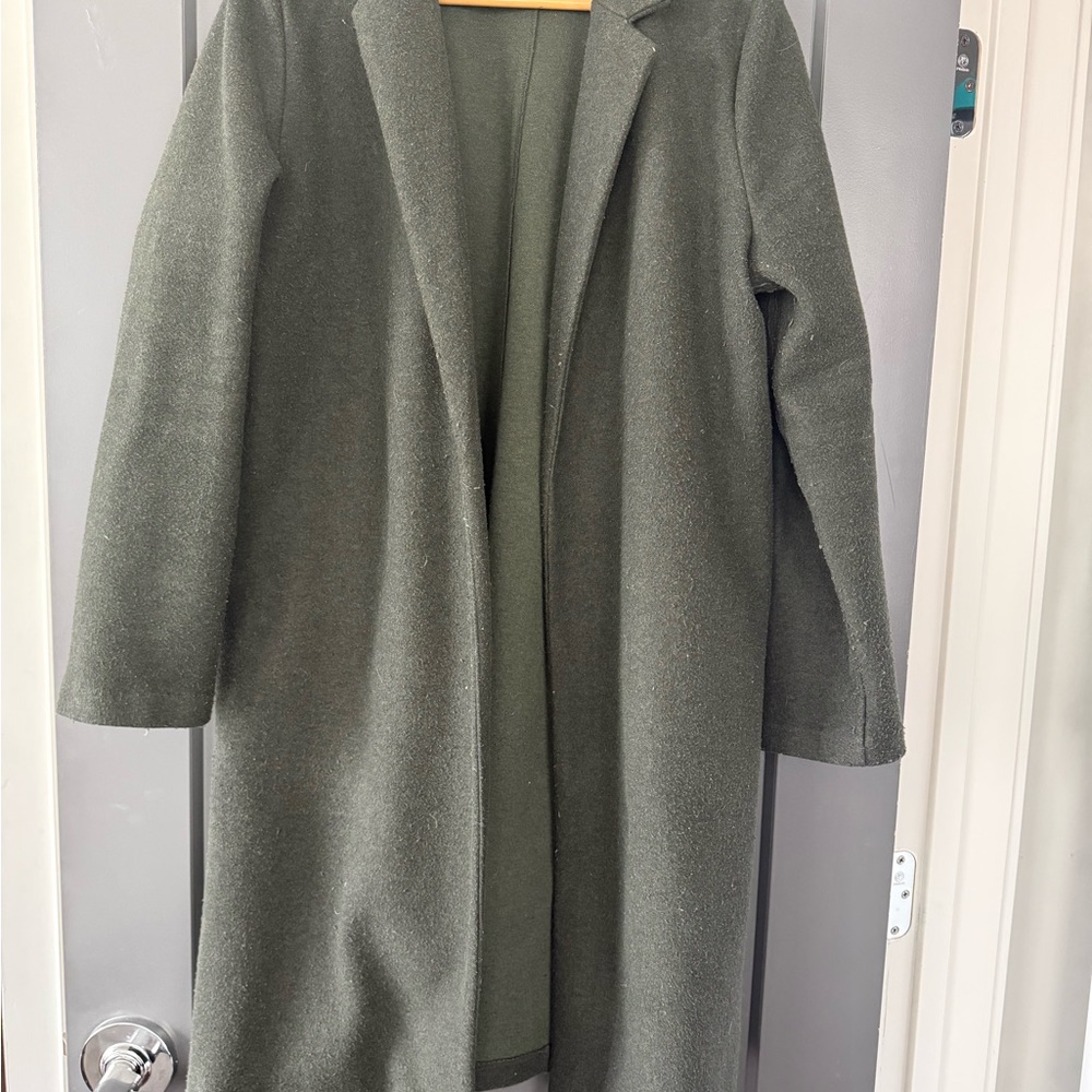 Elegant Green Women's Coat